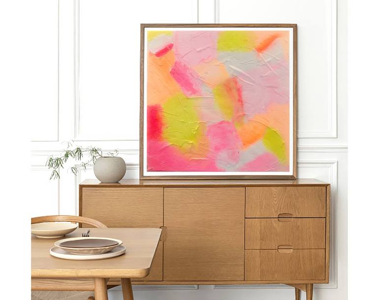 Original Color Field Painting Abstract Painting by Giulia Simeone