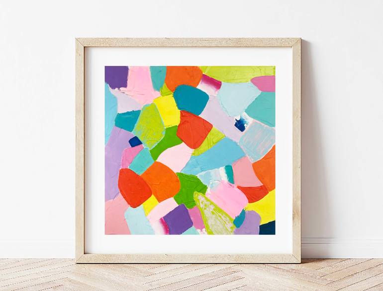 Original Color Field Painting Abstract Painting by Giulia Simeone