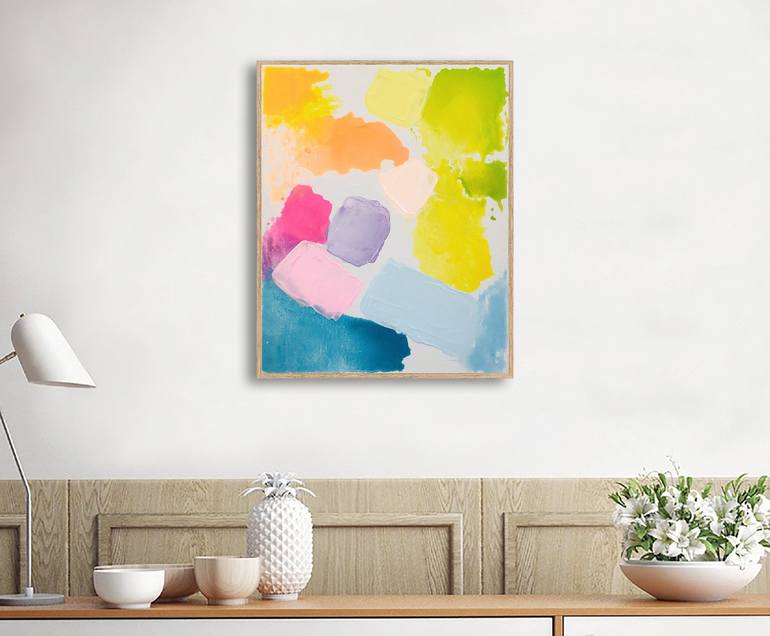 Original Color Field Painting Abstract Painting by Giulia Simeone