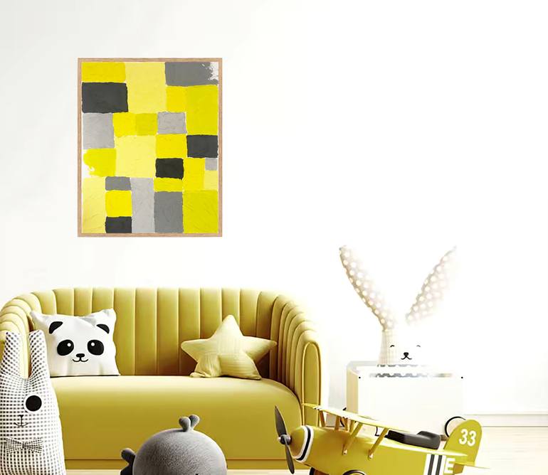 Original Color Field Painting Abstract Painting by Giulia Simeone