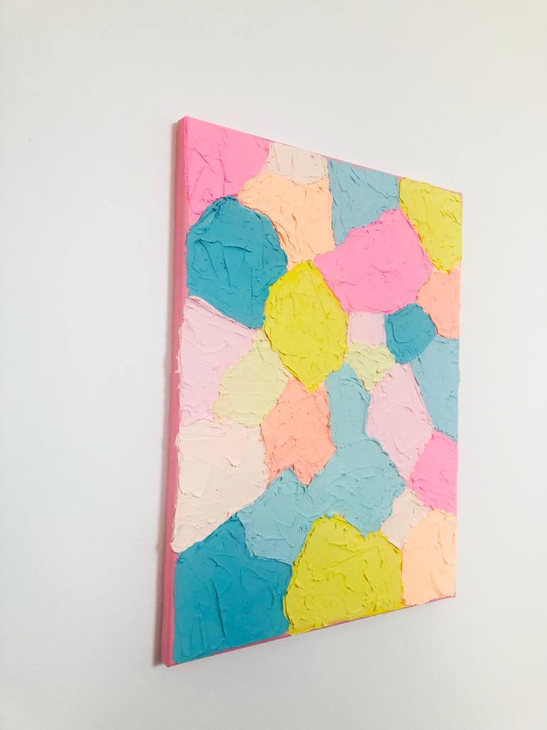 Original Color Field Painting Abstract Painting by Giulia Simeone