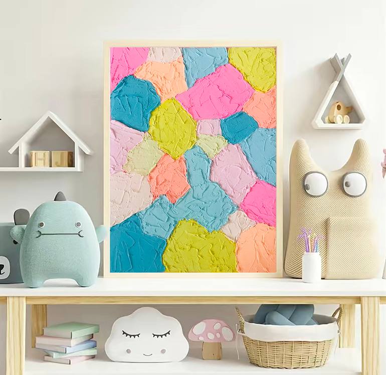 Original Color Field Painting Abstract Painting by Giulia Simeone