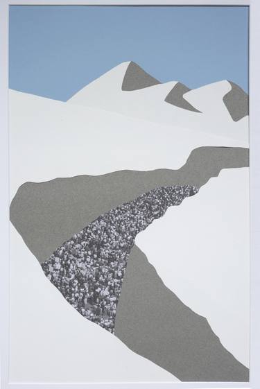 Original Minimalism Landscape Collage by Andras Szurdi