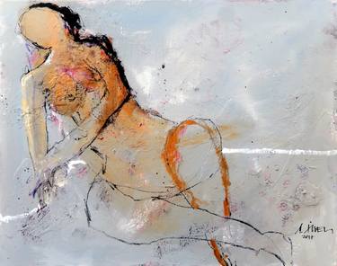Original Abstract Expressionism Abstract Mixed Media by Robert Süess