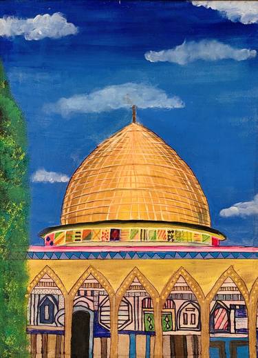 Original Abstract Architecture Paintings by Nimra Islam