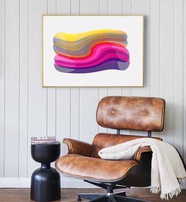 Original Abstract Expressionism Abstract Digital by Horacio Cepeda