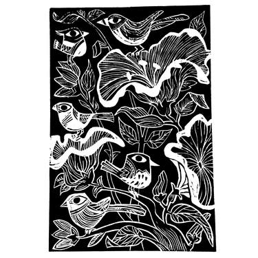 Print of Floral Printmaking by LEONARDO ARIAS TOZZINI