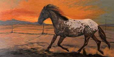 Original Realism Horse Paintings by David Dengerink