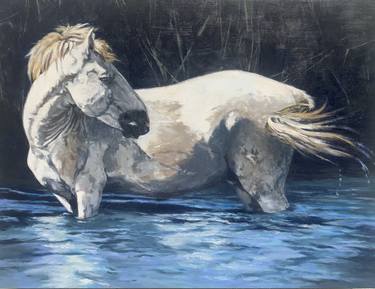 Original Realism Horse Paintings by David Dengerink