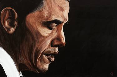 Saatchi Art Artist Patty Vicknair; Paintings, “Obama” #art