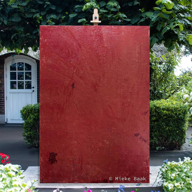 Original Expressionism Love Painting by Mieke Baak
