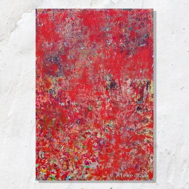 Original Expressionism Love Painting by Mieke Baak