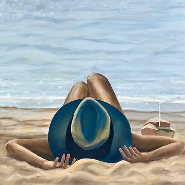 Original Impressionism Beach Paintings by Olga Mortensen