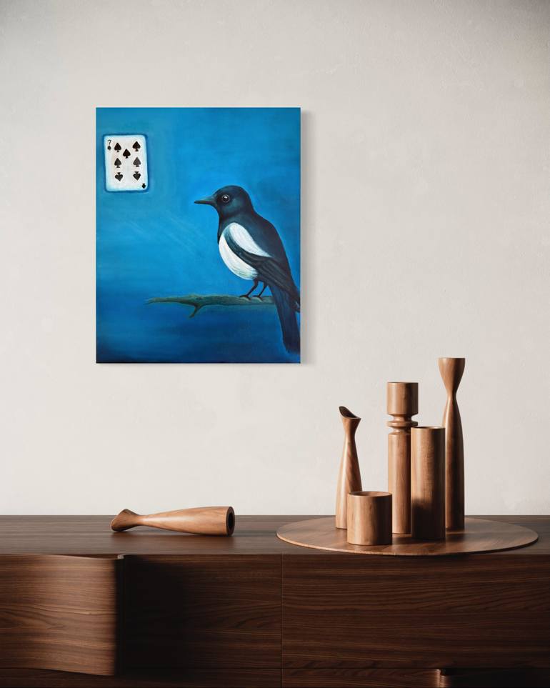 Original Surrealism Animal Painting by Maro Melkonian