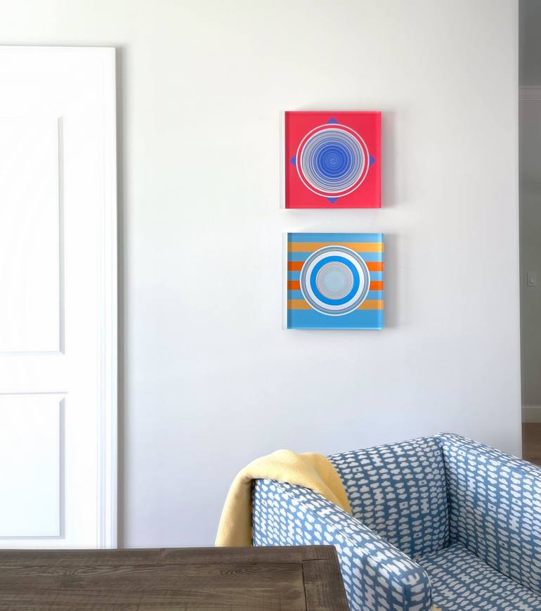 Original Contemporary Geometric Printmaking by Susan Currie