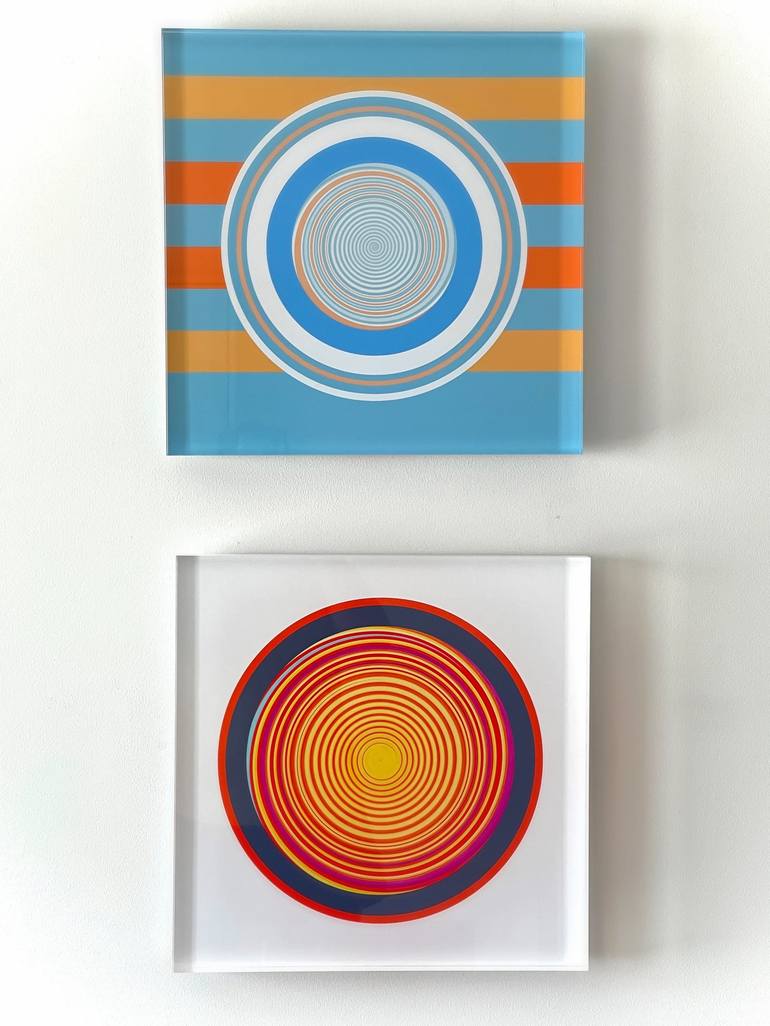 Original Contemporary Geometric Printmaking by Susan Currie