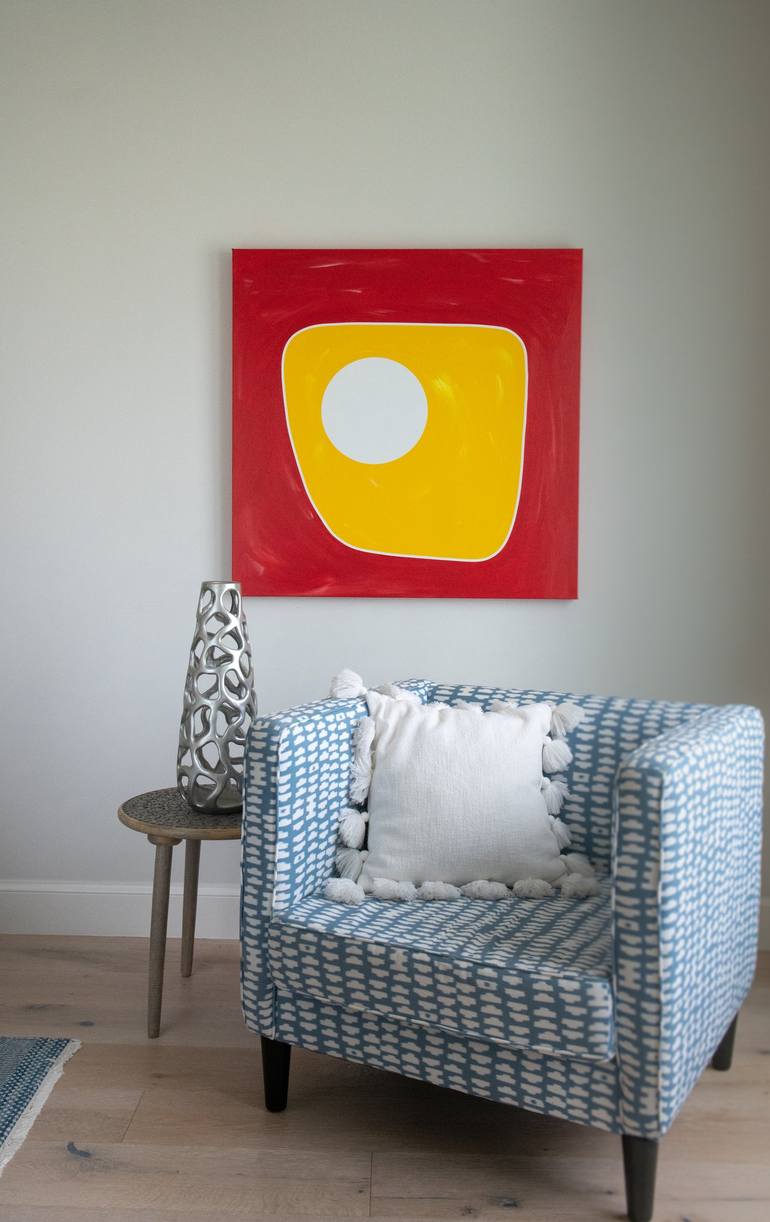 Original Abstract Geometric Painting by Susan Currie