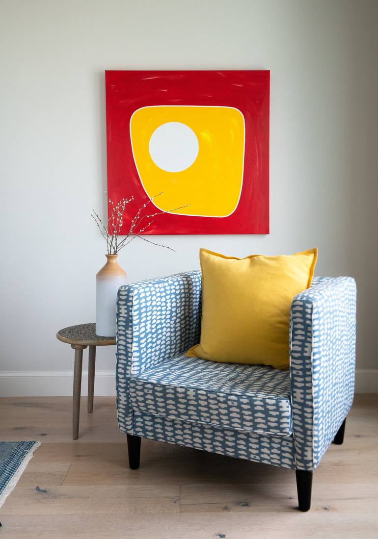 Original Abstract Geometric Painting by Susan Currie