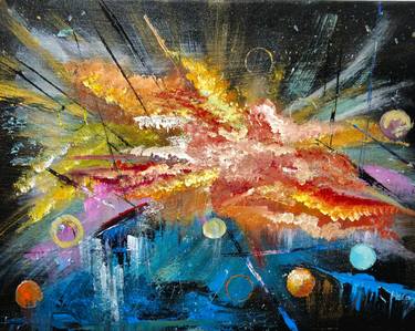 Original Abstract Painting by Ritika Vaid