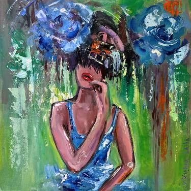 Original Abstract Expressionism Women Paintings by Viktoria Latka