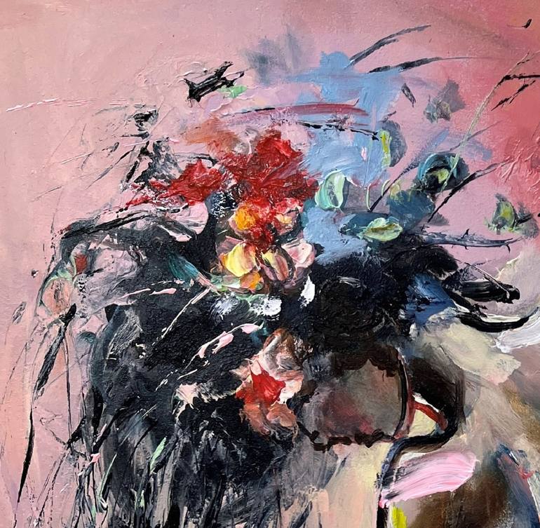 Original Abstract Expressionism Women Painting by Viktoria Latka