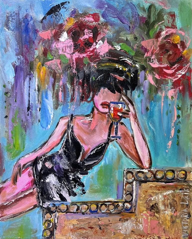 Original Contemporary Women Paintings by Viktoria Latka