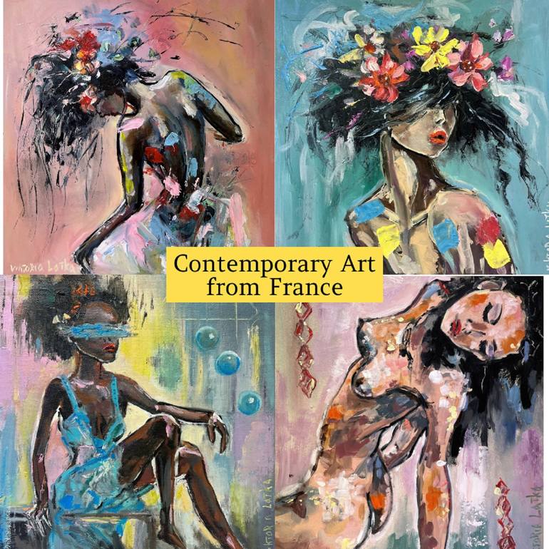 Original Contemporary Women Painting by Viktoria Latka