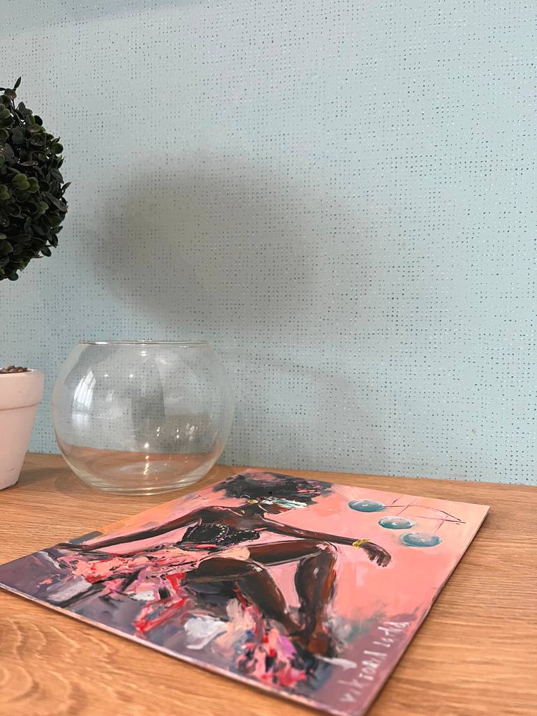 Original Abstract Expressionism Women Painting by Viktoria Latka