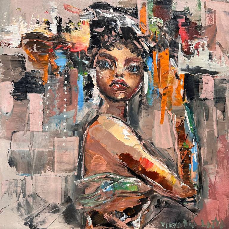 Original Contemporary Women Paintings by Viktoria Latka