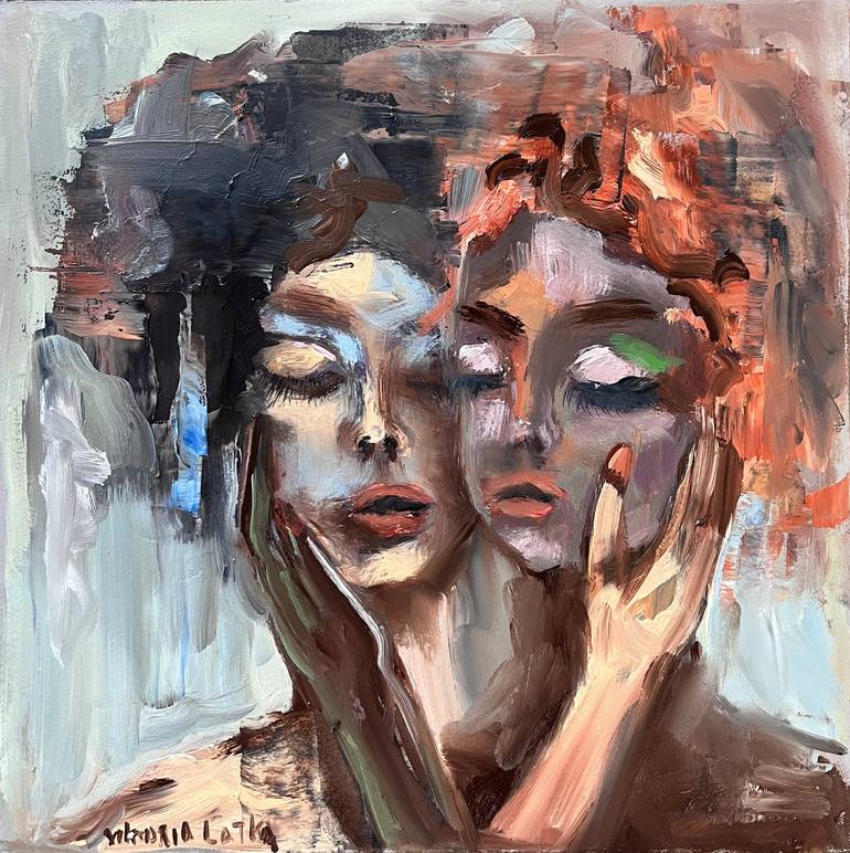 Original Contemporary Women Paintings by Viktoria Latka