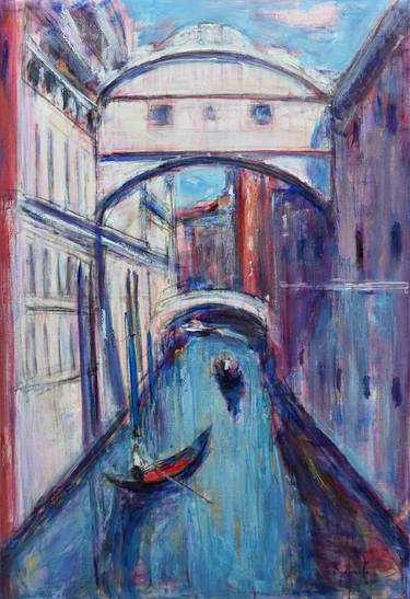 Original Figurative Architecture Painting by Misha Sydorenko