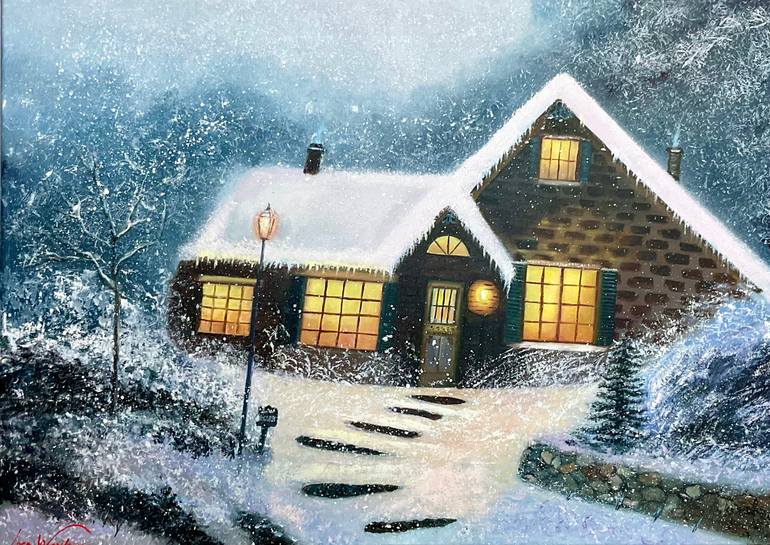 Original Realism Landscape Painting by Lara Wasiljewa 