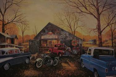 Original Realism Transportation Paintings by Daniel Budde