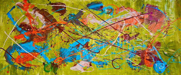 Original Conceptual Abstract Painting by Erik Kling