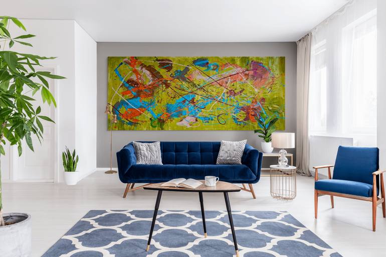 Original Conceptual Abstract Painting by Erik Kling