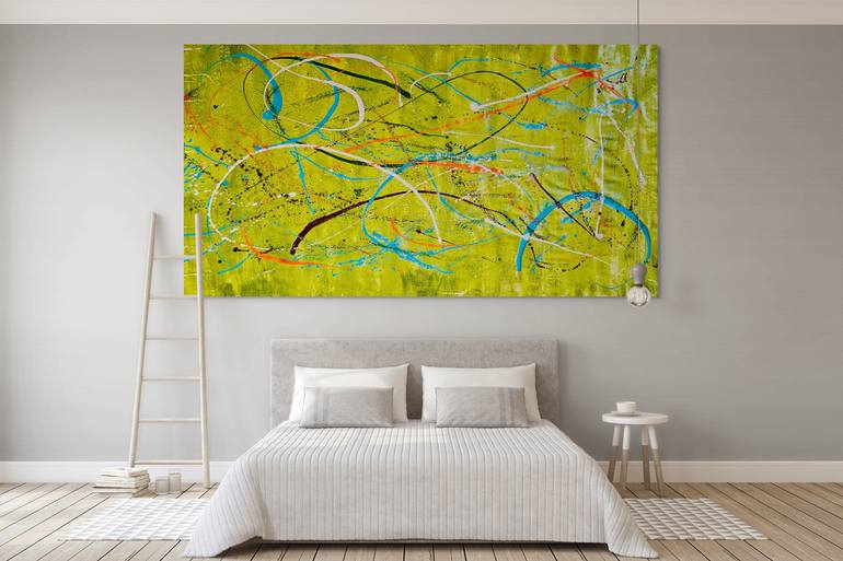 Original Symbolism Abstract Painting by Erik Kling