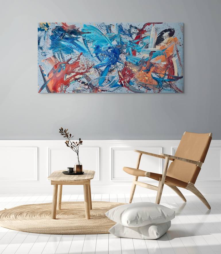 Original Symbolism Abstract Painting by Erik Kling