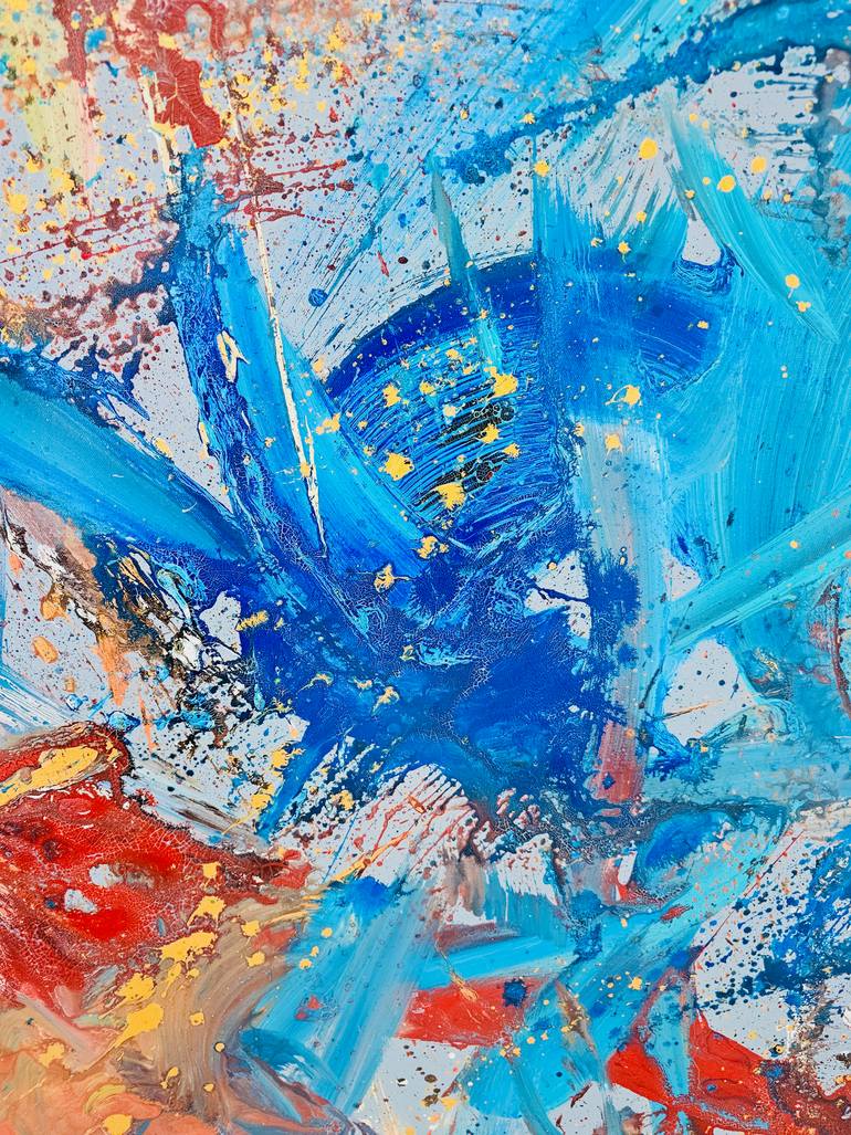 Original Symbolism Abstract Painting by Erik Kling