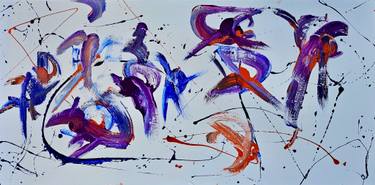 Original Conceptual Abstract Painting by Erik Kling