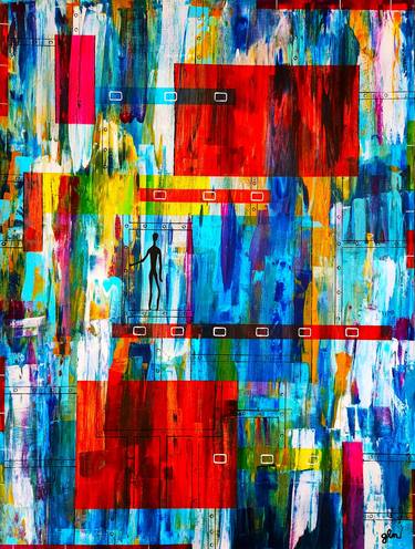 Original Abstract Expressionism Abstract Paintings by GLM M