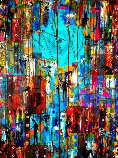 Original Abstract Expressionism Abstract Paintings by GLM M