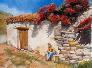 Original Rural life Paintings by Sabin Baidoc