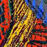 close up of tufting piece