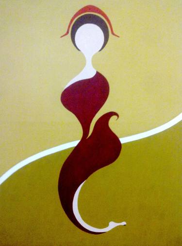 Original Women Painting by Vikalp Evolving