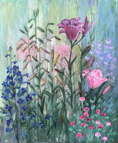 Original Floral Paintings by Elena Thulin