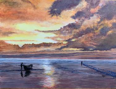 Original Realism Seascape Painting by Gene Guidry