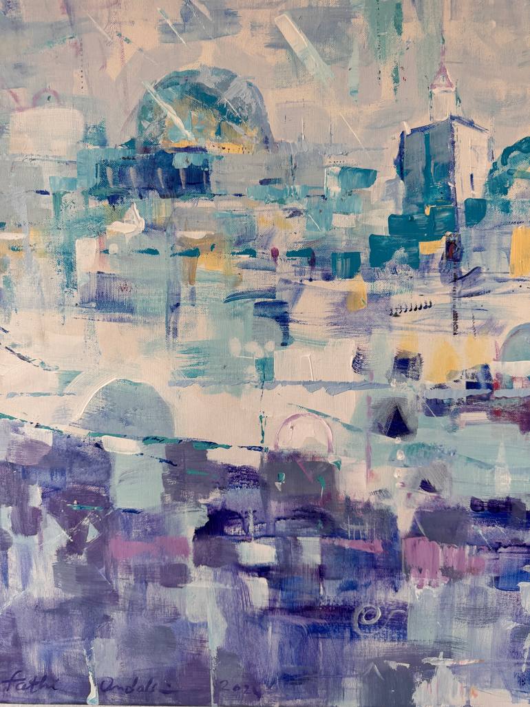 Original Abstract Expressionism Abstract Drawing by Andolsi Fathi