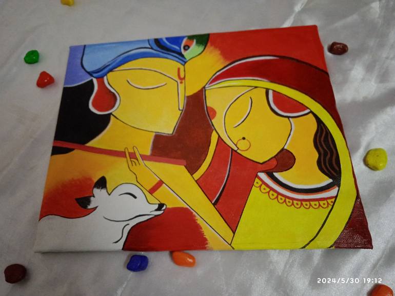Print of Color Field Painting Abstract Paintings by Vishwaja Chaudhari