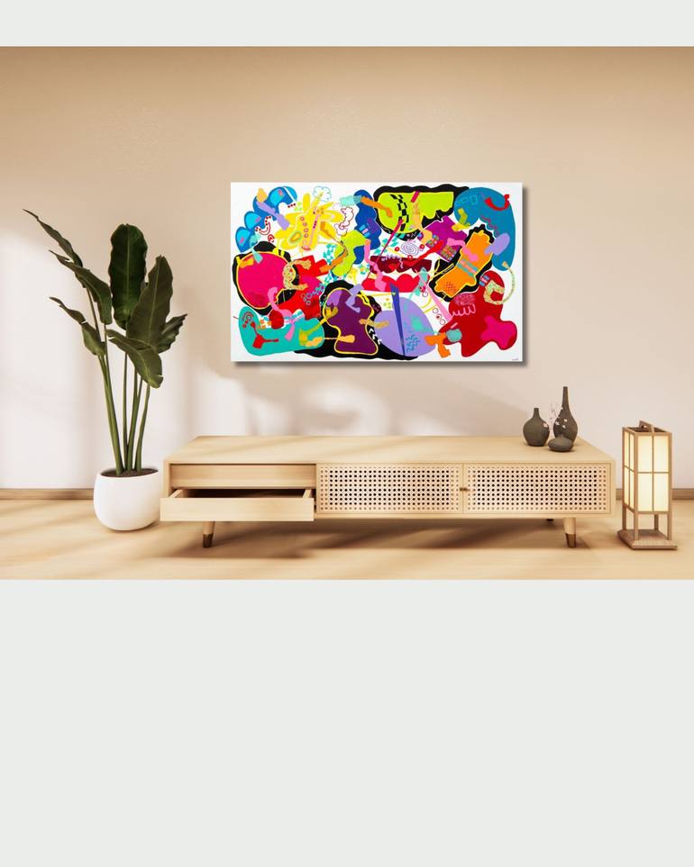 Original Contemporary Abstract Mixed Media by Mike Margolis