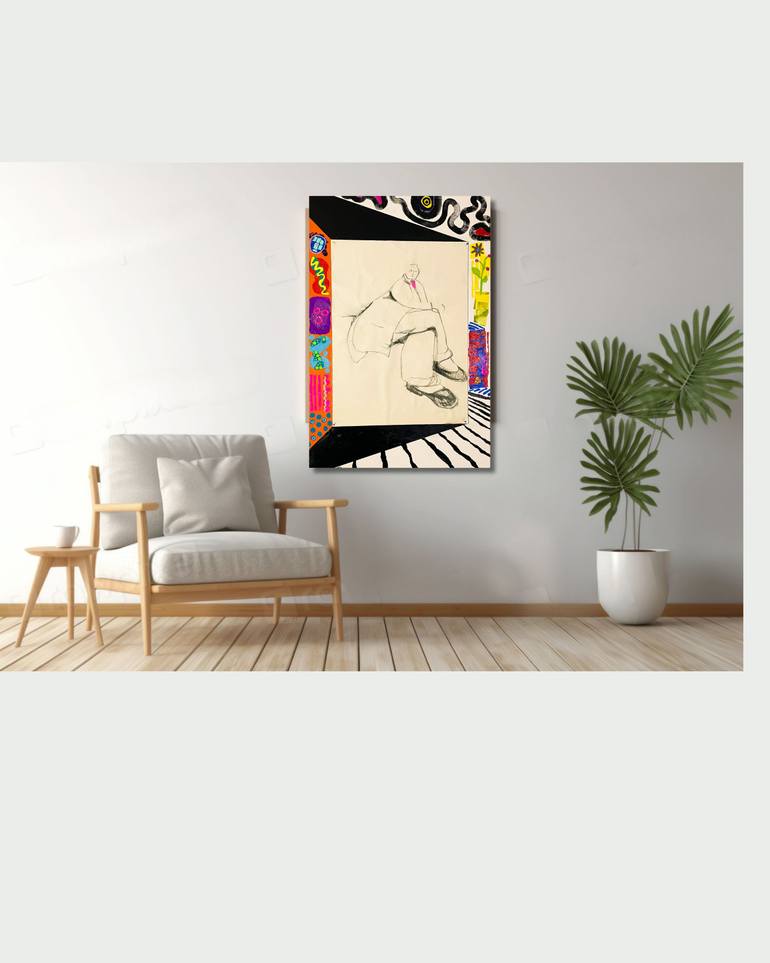 Original Contemporary Abstract Mixed Media by Mike Margolis